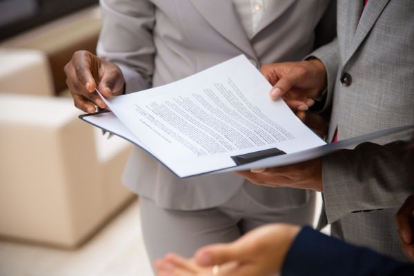Corporate law illustration